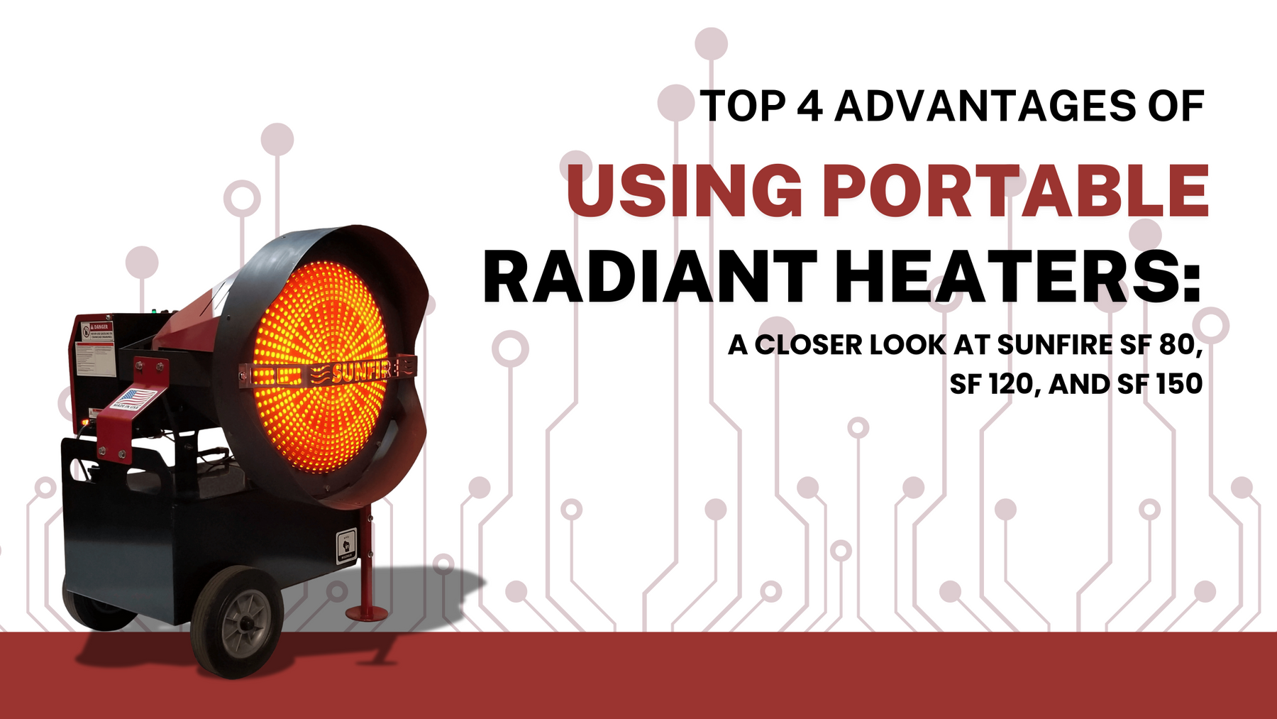 Top 4 Advantages of Using Portable Radiant Heaters: A Closer Look at Sunfire SF 80, SF 120, and SF 150