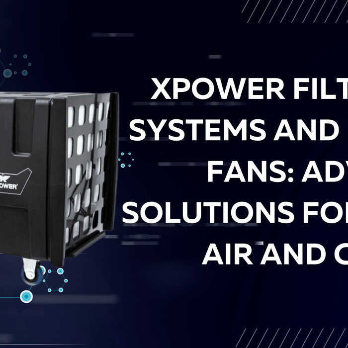 XPOWER Filtration Systems and Misting Fans: Advanced Solutions for Clean Air and Cooling