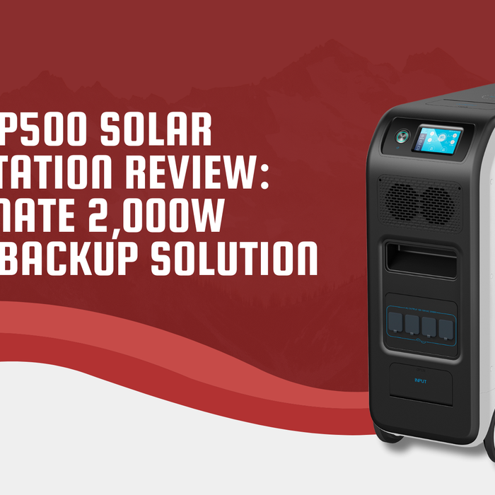 BLUETTI EP500 Solar Power Station Review: The Ultimate 2,000W 5,120Wh Backup Solution