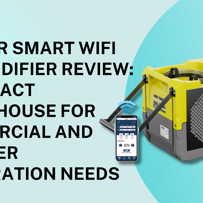 AlorAir Smart WiFi Dehumidifier Review: A Compact Powerhouse for Commercial and Disaster Restoration Needs