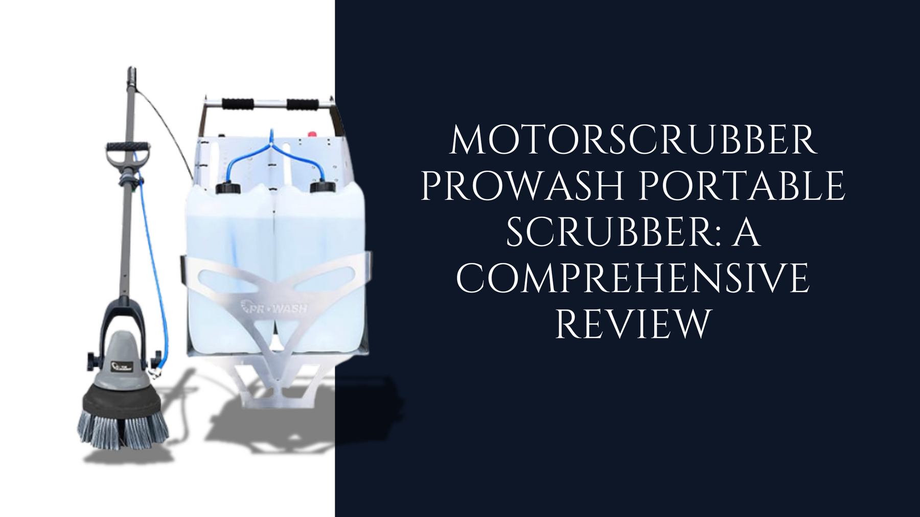 MotorScrubber ProWash Portable Scrubber: A Comprehensive Review