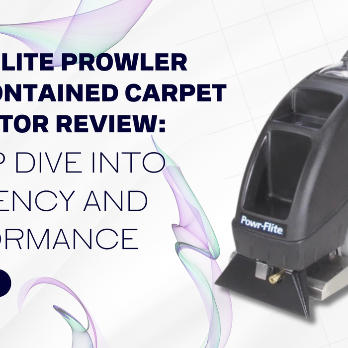 Powr-Flite Prowler Self-Contained Carpet Extractor Review: A Deep Dive into Efficiency and Performance