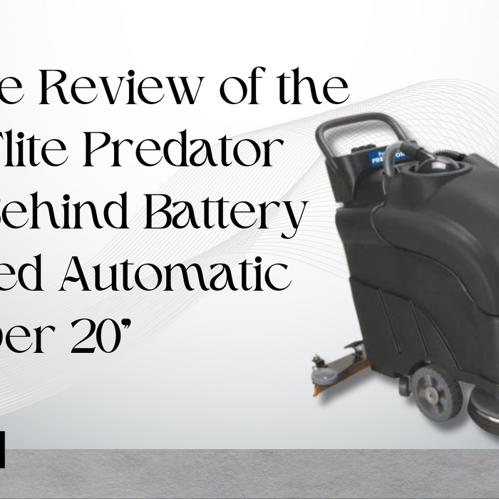Ultimate Review of the Powr-Flite Predator Walk Behind Battery Powered Automatic Scrubber 20"