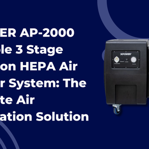 XPOWER AP-2000 Portable 3 Stage Filtration HEPA Air Purifier System: The Ultimate Air Purification Solution