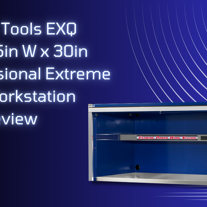 Extreme Tools EXQ Series 55in W x 30in D Professional Extreme Power Workstation Hutch Review
