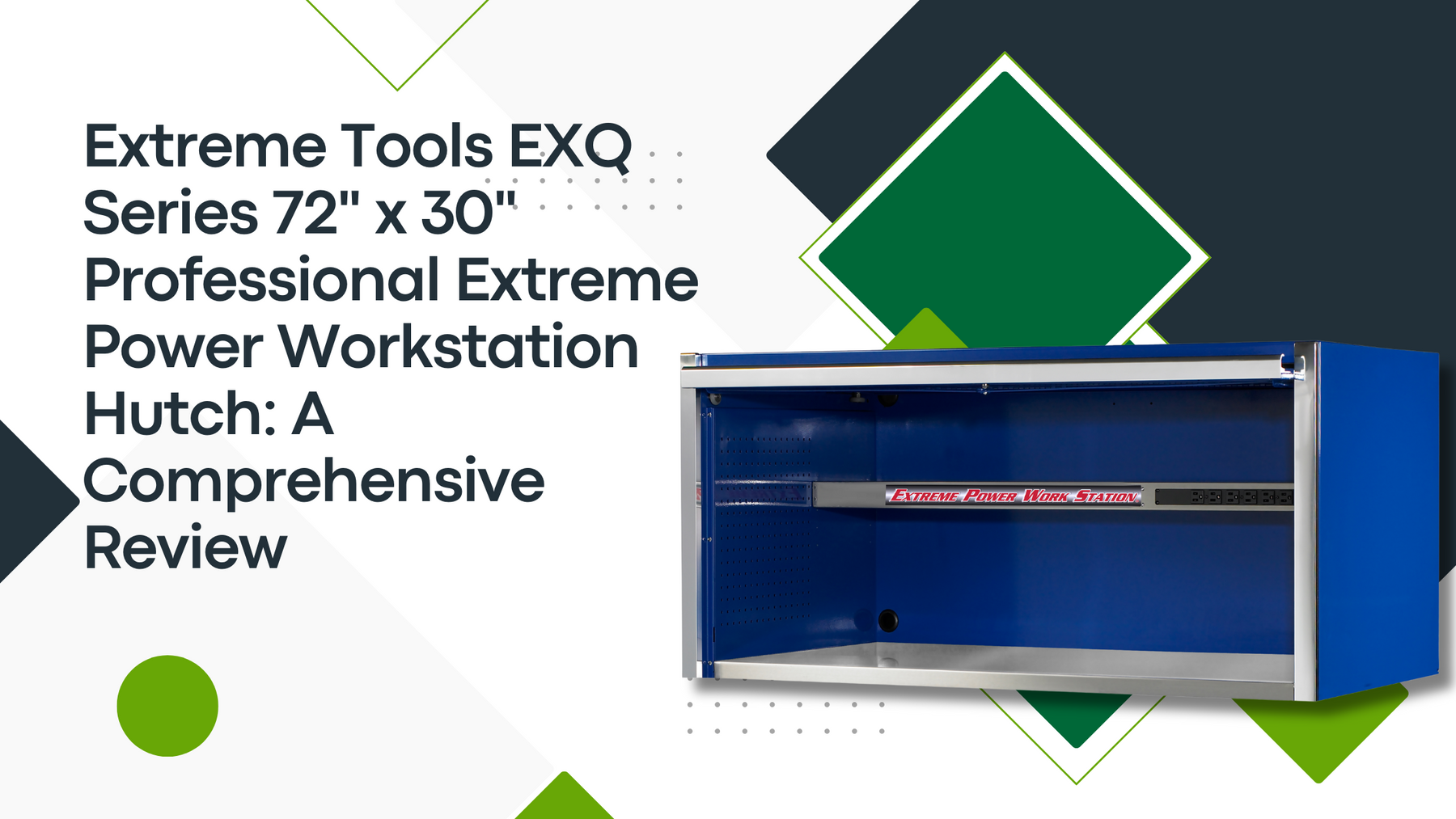 Extreme Tools EXQ Series 72" x 30" Professional Extreme Power Workstation Hutch: A Comprehensive Review