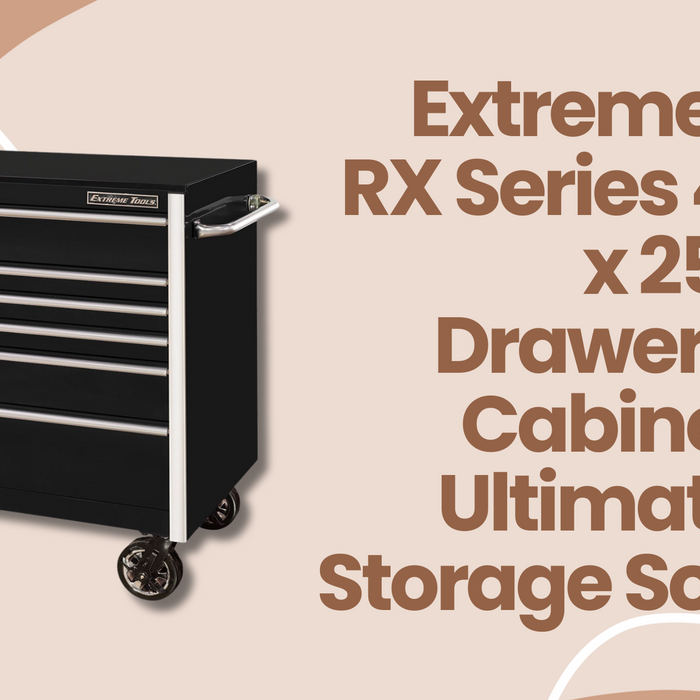 Extreme Tools RX Series 41in W x 25in D 11 Drawer Roller Cabinet: The Ultimate Tool Storage Solution