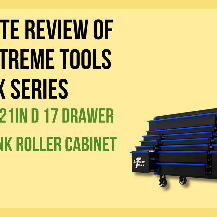 Ultimate Review of the Extreme Tools DX Series 72in W x 21in D 17 Drawer Triple Bank Roller Cabinet