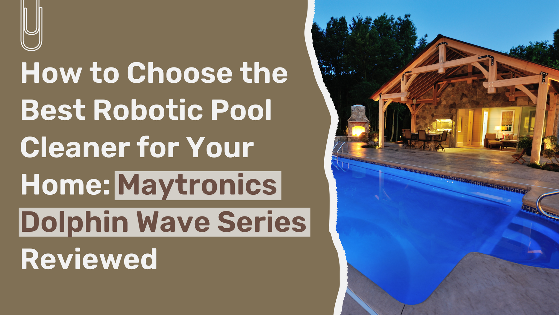 How to Choose the Best Robotic Pool Cleaner for Your Home: Maytronics Dolphin Wave Series Reviewed