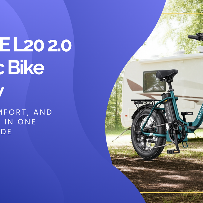 ENGWE L20 2.0 Electric Bike Review — Power, Comfort, and Portability in One Foldable Ride