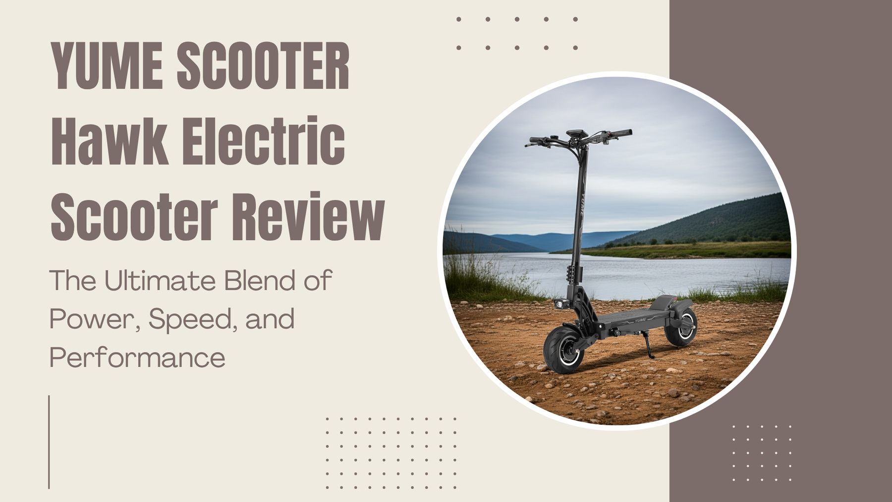 YUME SCOOTER Hawk Electric Scooter Review – The Ultimate Blend of Power, Speed, and Performance