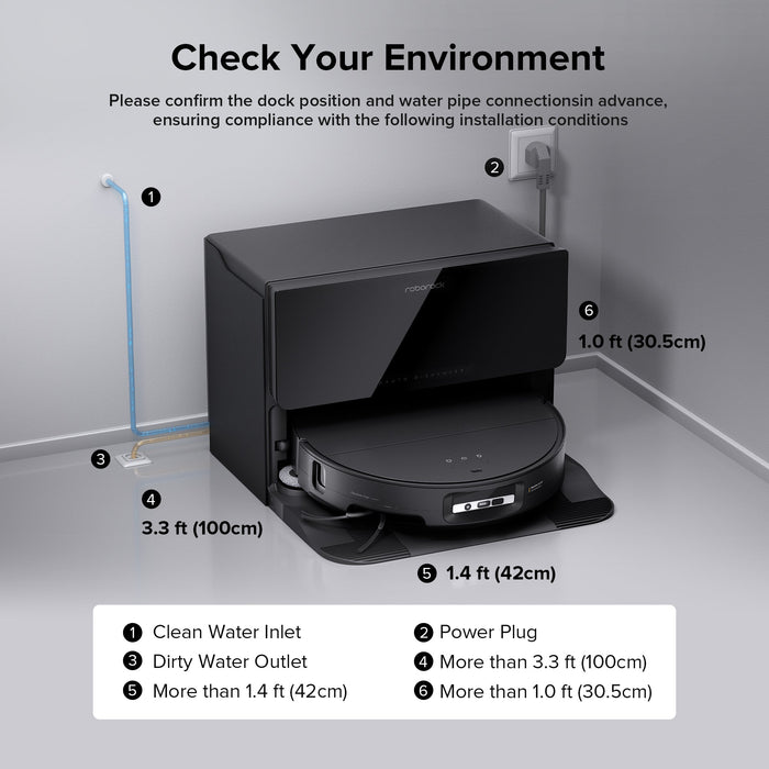 Roborock Saros 10 Robot Vacuum with Refill & Drainage System