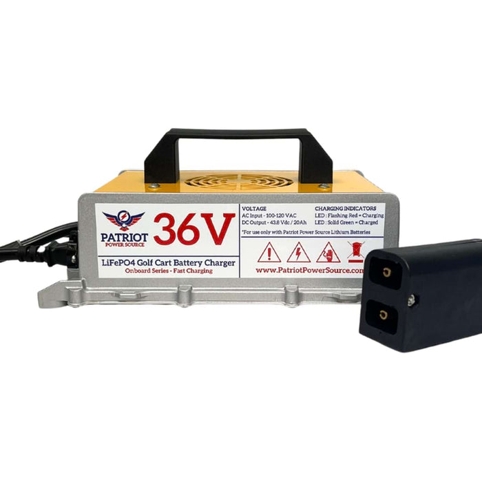 Patriot Power Source 36V 20A Fast Charger Upgrade – Onboard Compatible