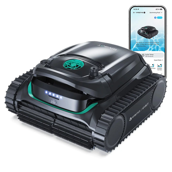 WYBOT M2 Vision Tech High-End Cordless Robotic Pool Cleaner