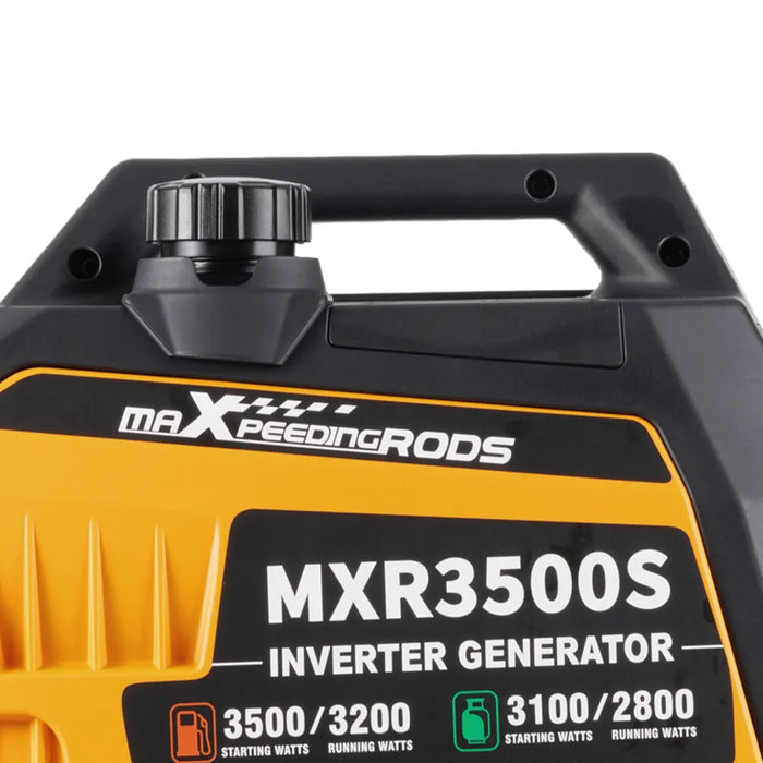 MaXpeedingrods 3500W Portable Super Quiet Dual Fuel Inverter Generator Electric Start Gas / LPG