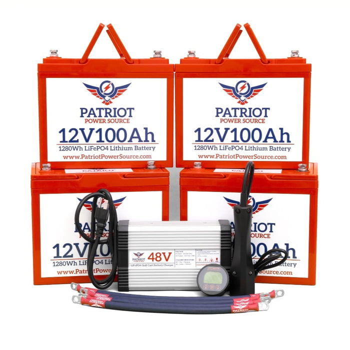 Patriot Power Source 48V Golf Cart Lithium Conversion Kit