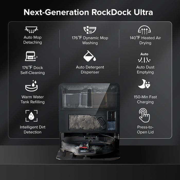 Roborock Saros 10 Robot Vacuum with Dual Anti-tangle System (Upgraded from S8 MaxV Ultra)
