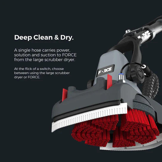 MotorScrubber Force Floor Scrubber - deep clean and dry