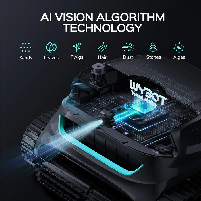 WYBOT S2 Solar Vision Robotic Pool Cleaner
