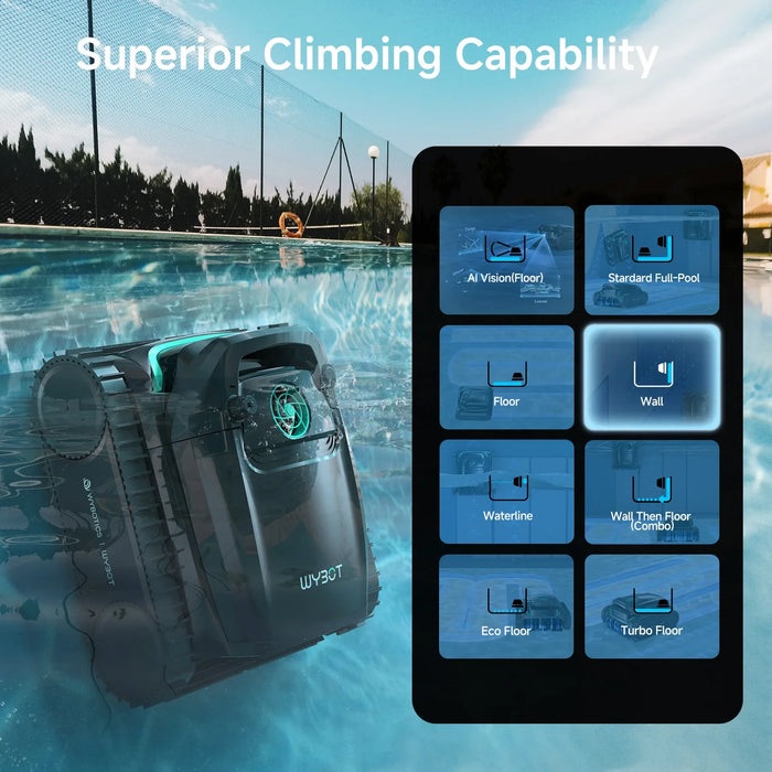 WYBOT M2 Vision Tech High-End Cordless Robotic Pool Cleaner
