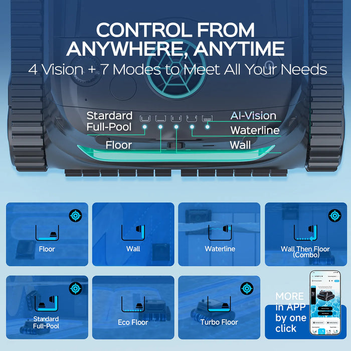 WYBOT S2 Solar Vision Robotic Pool Cleaner