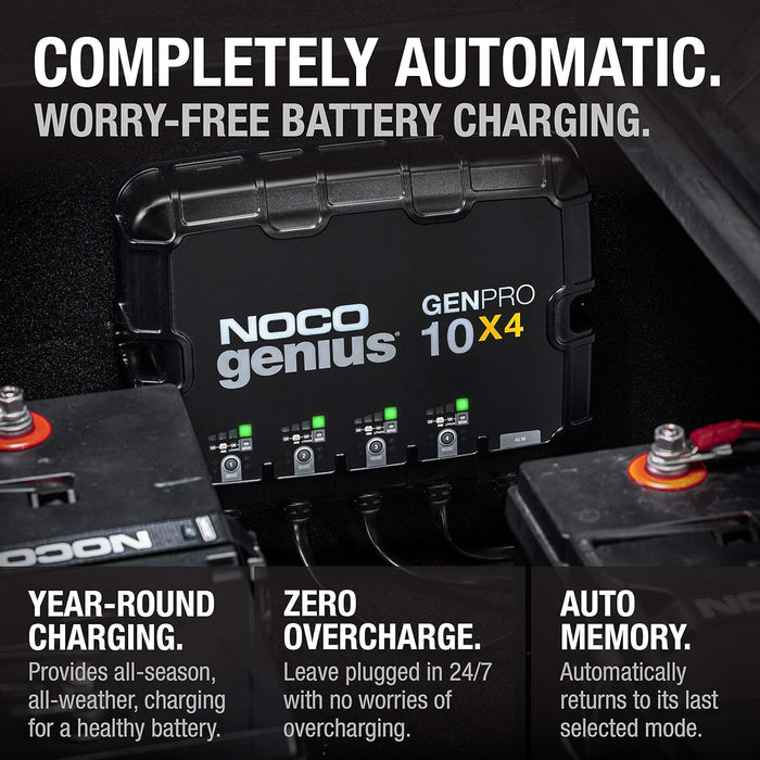 Patriot Power Source NOCO GENPRO 10X4 40A 4-Bank Lithium Battery Smart Charger
