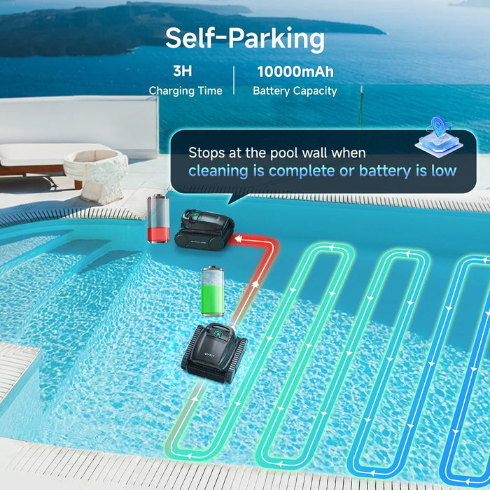 WYBOT M2 Vision Tech High-End Cordless Robotic Pool Cleaner