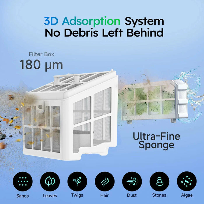 WYBOT S2 Solar with Solar-Powered Charging Dock Robotic Pool Cleaner