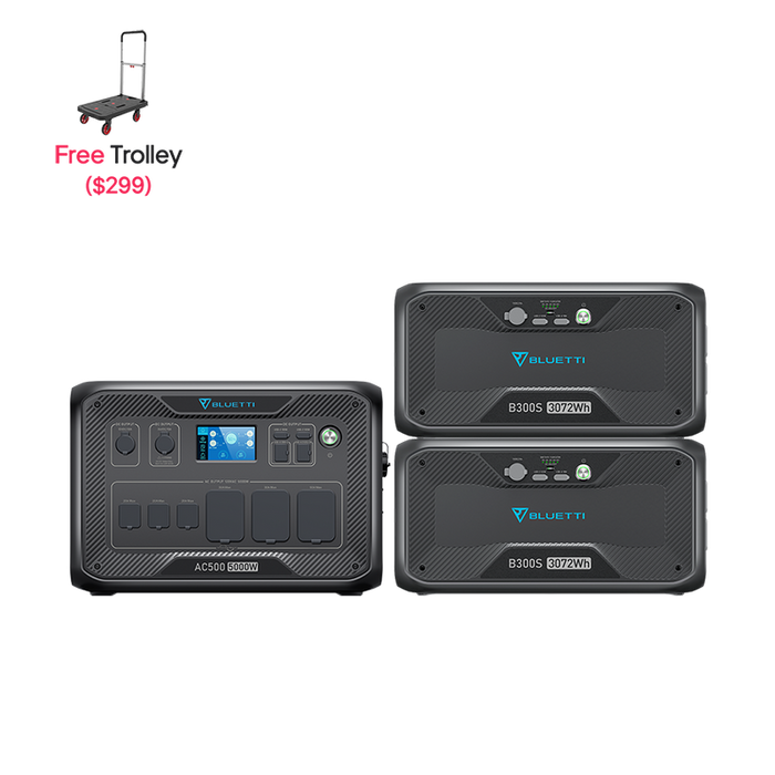 BLUETTI AC500 + B300/B300S | Home Battery Backup