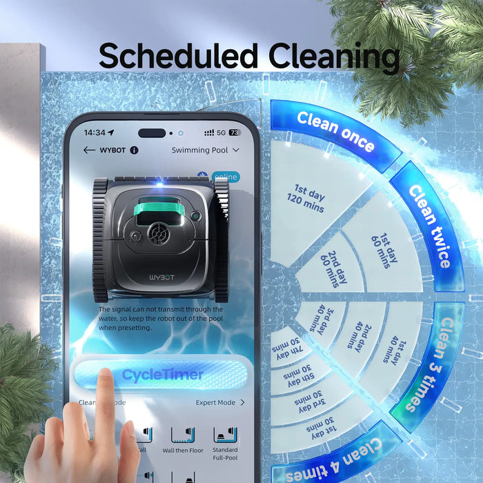 WYBOT C1 Cordless Robotic Pool Cleaner