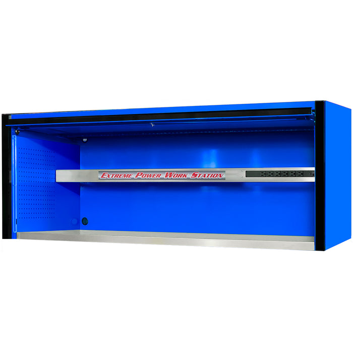 Extreme Tools EXQ Series 72in W x 30in D Professional Extreme Power Workstation Hutch with Handle