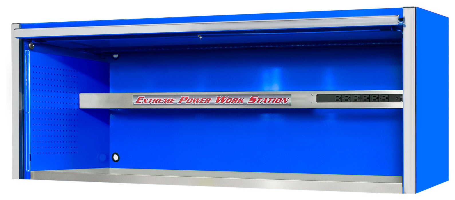 Extreme Tools EXQ Series 72in W x 30in D Professional Extreme Power Workstation Hutch with Handle