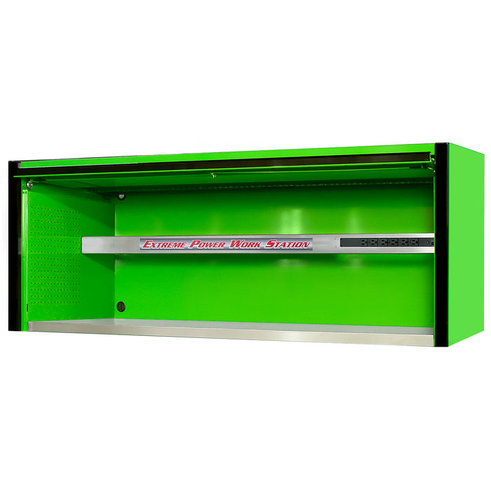 Extreme Tools EXQ Series 72in W x 30in D Professional Extreme Power Workstation Hutch with Handle