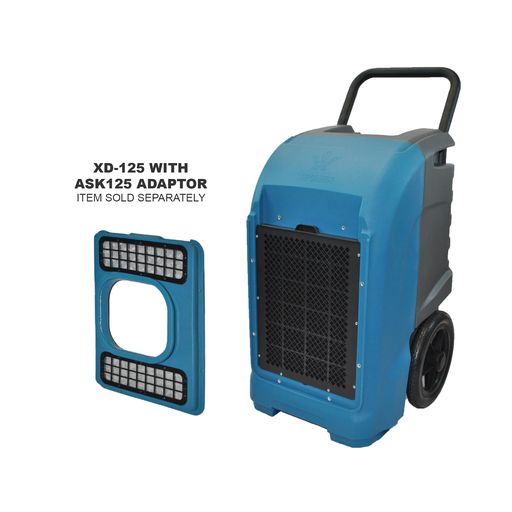 XPOWER XD-125 125-Pint Commercial Dehumidifier with Automatic Purge Pump and Drainage Hose 