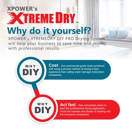 XPOWER XDP1 XTREMEDRY Mojave Drying System Package - do it yourself 