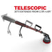 MotorScrubber Jet3 Floor Scrubber w/ Backpack - telescropic handle