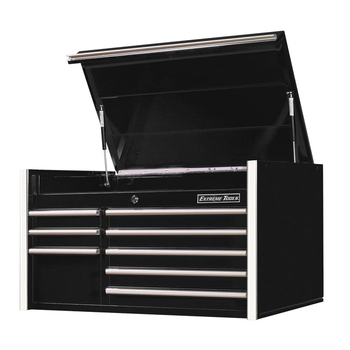 Extreme Tools RX Series 41in W x 25in D 8 Drawer Top Chest with Chrome Drawer Pulls