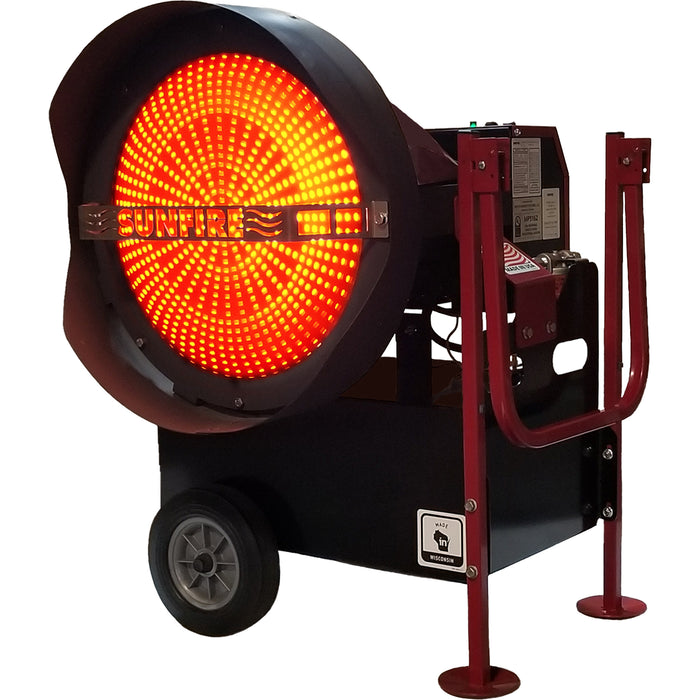 SUNFIRE SF150 Portable Radiant Heater, Max Heat Output 150,000 BTU/Hr - left angled sideview