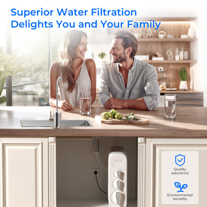 Waterdrop Filter Tankless Reverse Osmosis Water Filter System, 800GPD