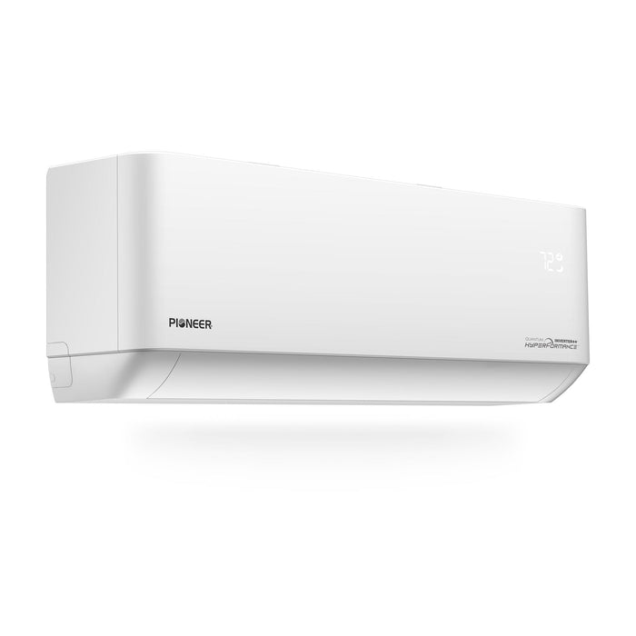 Pioneer® Quantum Hyperformance™ 24,000 BTU 22.5 SEER2 230V High-Wall Ductless Energy-Star Mini-Split Air Conditioner Inverter Hyper Heat Pump Full Set