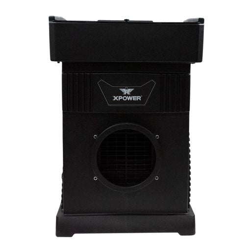 XPOWER AP-2500D MEGA Commercial HEPA Filtration Air Purification System, Industrial, Heavy Duty, Negative Air Machine, Air Scrubber with Variable Speed & Volume Control for Large Spaces  - frontview