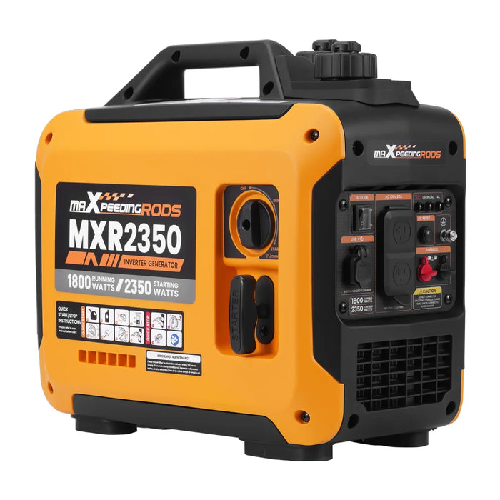 MaXpeedingrods 2350W Portable Inverter Generator Lightweight Gasoline Power Equipment