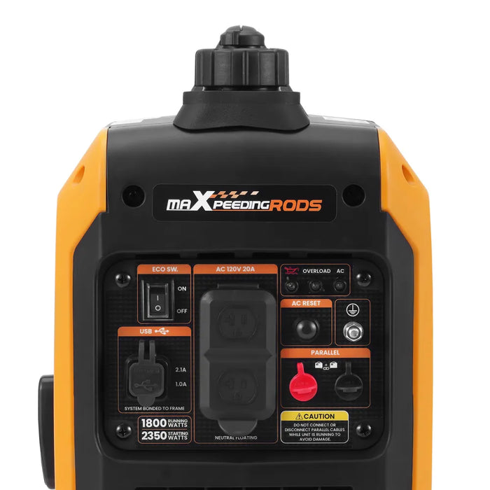MaXpeedingrods 2350W Portable Inverter Generator Lightweight Gasoline Power Equipment