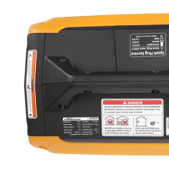 MaXpeedingrods 2350W Portable Inverter Generator Lightweight Gasoline Power Equipment