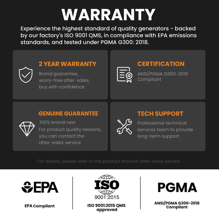 MaXpeedingrods 2850W Inverter Generator Portable Super Quiet