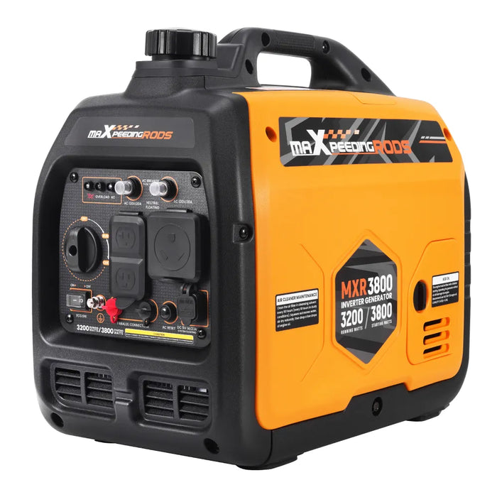 MaXpeedingrods Gas Powered 3.8KW Portable Inverter Generator Super Quiet 58dB Home Backup