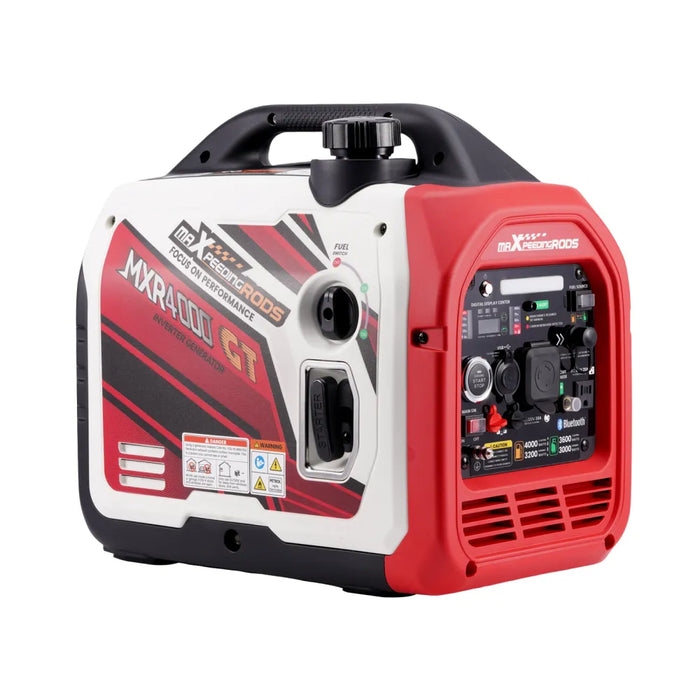 MaXpeedingrods 4000 Watt Portable Dual Fuel Propane/Gas Generator Inverter Bluetooth E-Start