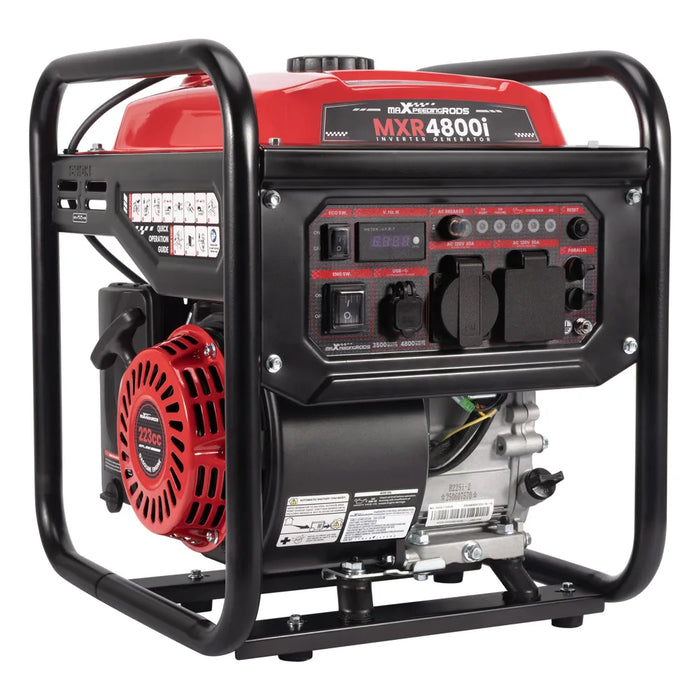 MaXpeedingrods 4800W Peak 3500W Rated Portable Generator with Low Oil Alert Parallel Ready