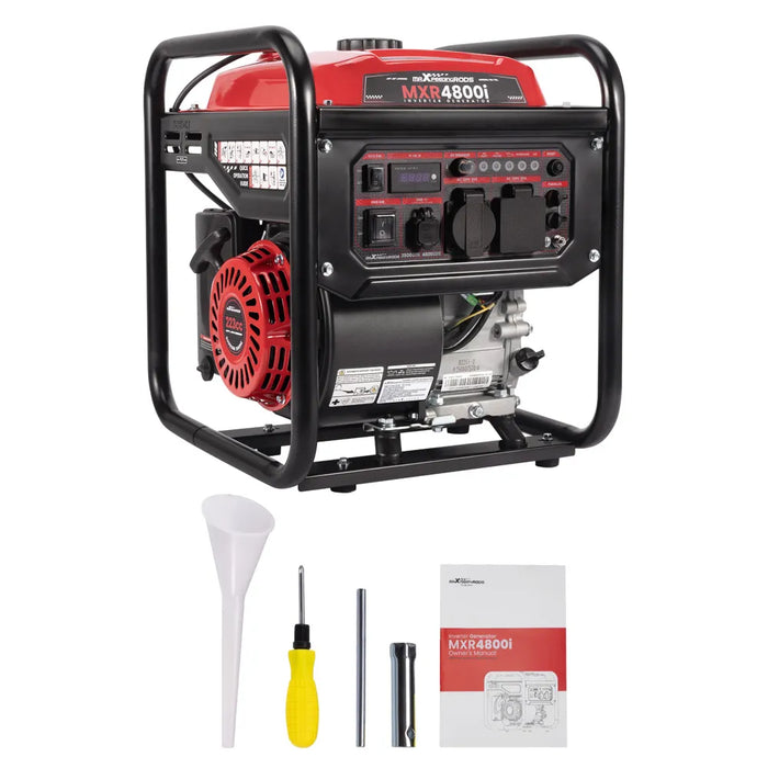 MaXpeedingrods 4800W Peak 3500W Rated Portable Generator with Low Oil Alert Parallel Ready