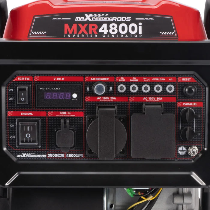 MaXpeedingrods 4800W Peak 3500W Rated Portable Generator with Low Oil Alert Parallel Ready